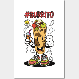 Burrito taco tortillas anytime Posters and Art